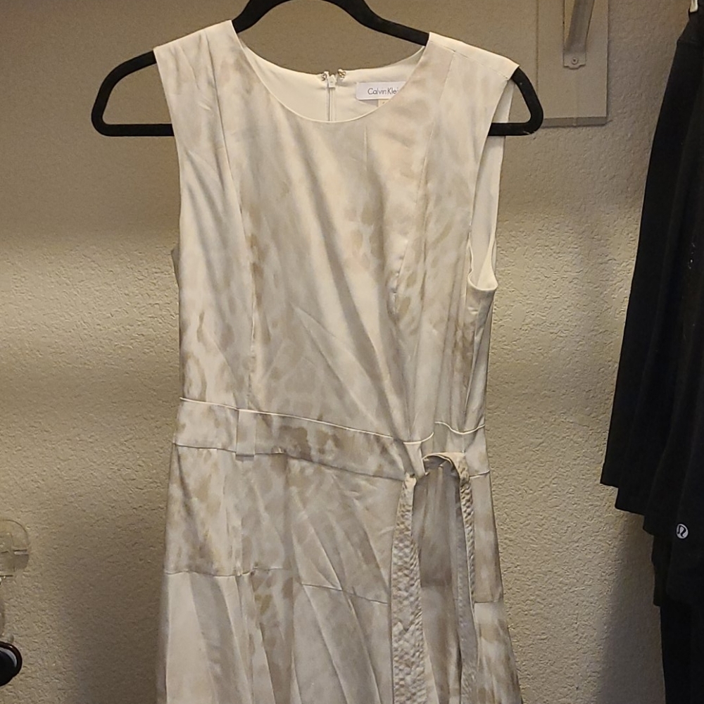 Calvin Klein snake print dress